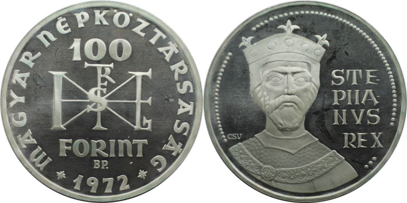 Europäische Münzen und Medaillen, Ungarn / Hungary. Heilige Stephan. 100 Forint ...