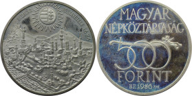 Europäische Münzen und Medaillen, Ungarn / Hungary. 500 Forint 1986. 28,0 g. 0.900 Silber. 0.81 OZ. KM 658. Polierte Platte. Auflage nur 10000 Stück...