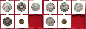 Europäische Münzen und Medaillen, Weißrussland / Belarus, Lots und Sammlungen. 4 x 1 Rubel 2009, 20 Kopeken 2009. Lot von 5 Münzen. KM 221, 314, 315, ...