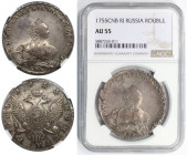 Russische Münzen und Medaillen, Elizabeth (1741-1762). Rubel 1755 SPB JaI. Silber. NGC AU 55