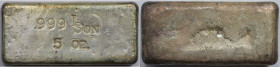 Abzeichen, Medaillen und Jetons, Silberbarren / Silver Bar. LSon (Lawrence & Son). 5 OZ .999 Silber