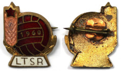 Abzeichen, Medaillen und Jetons, Abzeichen, Medaillen und Jetons Russland, UdSSR und Russland. Lithuanian SSR. Sportabzeichen 1960. Vs.: Tlw. emaillie...