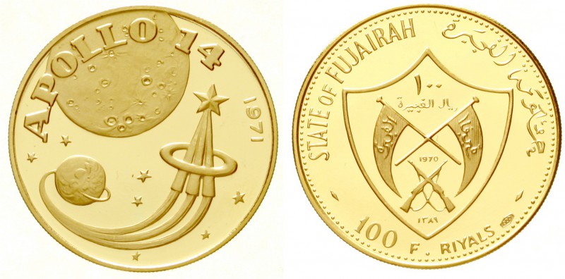 Fujairah (Emirat)
Muhammad bin Hamal al-Sharqi, 1952-1974
100 Riyals 1971. Apo...