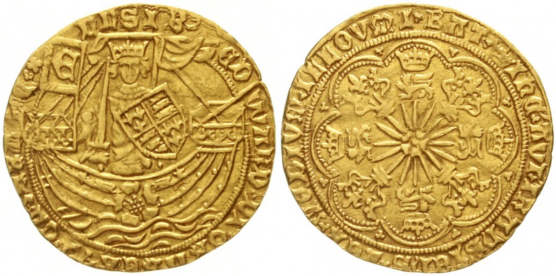 Grossbritannien
Edward IV., 1. Regierung, 1461-1470
Ryal oder Rosennobel o.J.(...