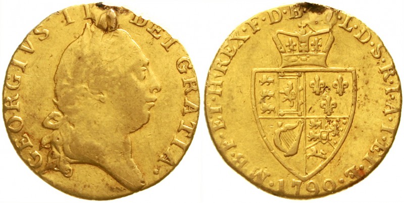 Grossbritannien
George III., 1760-1820
Guinea 1790. Fifth head. 8,15 g.
sehr ...