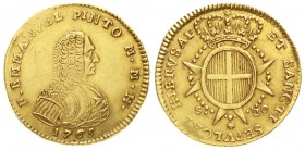 Malta
Emanuel Pinto, 1741-1773
20 Scudi 1765, La Valetta. Geharn. Brustb. n.r./Wappen. 16,70 g
sehr schön/vorzüglich, übl. leichte Prägeschwäche, s...