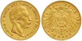 Preußen
Wilhelm II., 1888-1918
10 Mark 1892 A. gutes sehr schön, selten