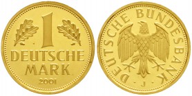 DM
Goldmark (Deutsche Bundesbank), 2001
2001 J. 12 g. Feingold.
Stempelglanz