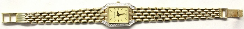 Armbanduhren
Damenarmbanduhr WERNECK mit Armband Gelbgold 585. Lunette besetzt ...