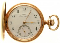 Taschenuhren
Herrensavonette Gelbgold 585, nach 1900. Hersteller Zenith (in Le Locle, Schweiz) für den Vertrieb Van Arcken & Co., königlich niederlän...