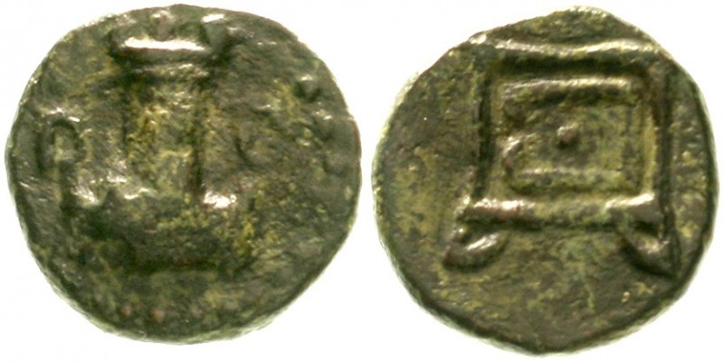 Römische Republik
Anonym 211-130 v. Chr
Bronzemünze 16 mm nach 241 v. Chr. Pan...