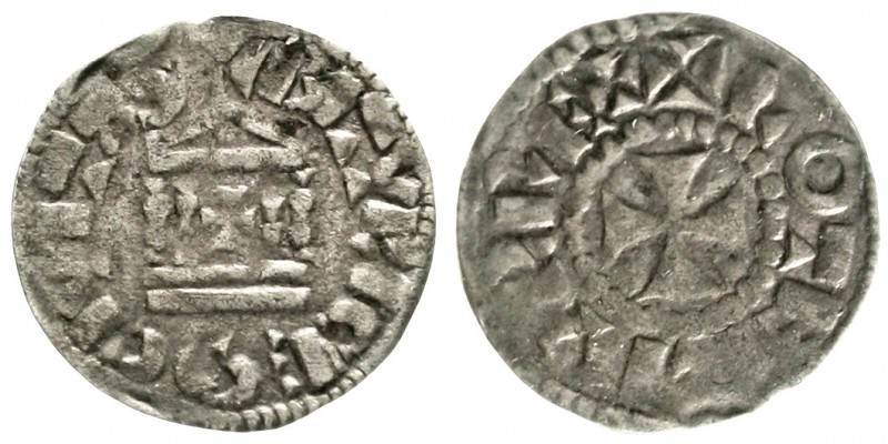 Lothar, 840-855
Pfennig o.J. Bourges. BITYRICES CIVITAS. Holzkirche/+LOTHARIVS ...