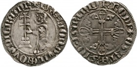 Johanniterorden auf Rhodos
Hélion de Villeneuve 1319-1346
Gigliato o.J. sehr schön/vorzüglich, schöne Patina