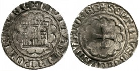 Tripolis
Boémund VII., 1275-1287
Groschen o.J. Burg im Vielpass/Kreuz im Vielpass.
gutes sehr schön