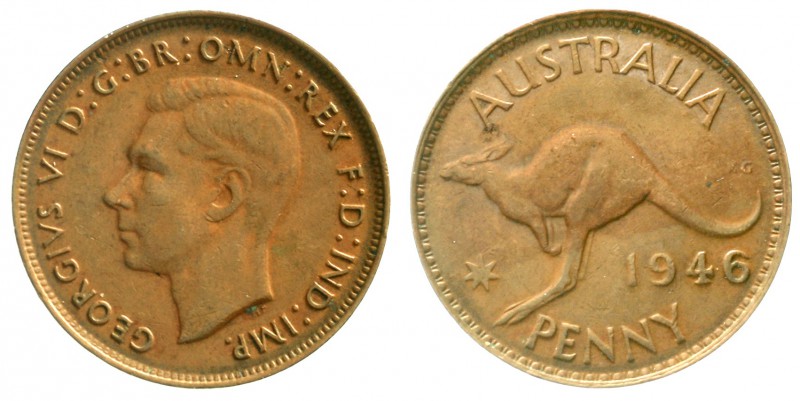 Australien
Georg VI., 1936-1952
Penny 1946. vorzüglich, selten