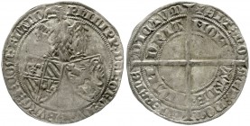 Belgien-Flandern
Philipp der Kühne, 1384-1404
Doppelgroschen o.J. fast sehr schön, Prägeschwäche