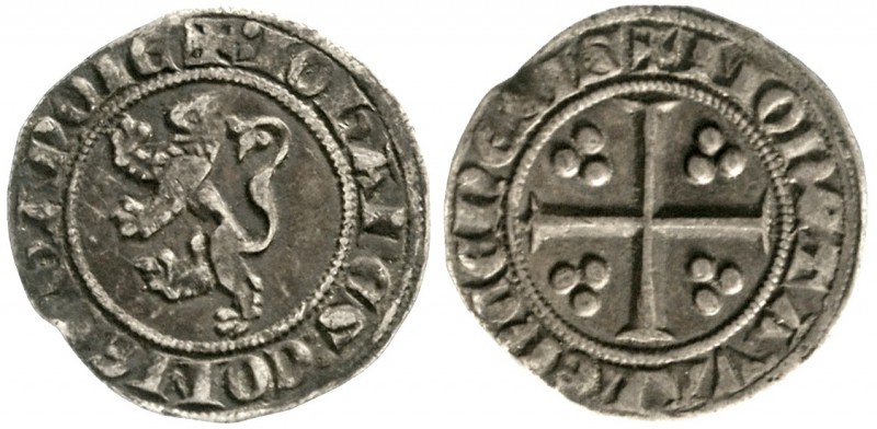 Belgien-Hainaut/Hennegau
Johanna von Constantinopel 1206-1244
1/2 Gros au lion...