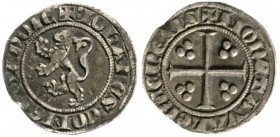 Belgien-Hainaut/Hennegau
Johanna von Constantinopel 1206-1244
1/2 Gros au lion o.J. Valenciennes. sehr schön