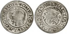 Dänemark-Gotland
Christian III., 1534-1559
Sosling 1554. sehr schön, Prägeschwäche, kl. Schrötlingsriss