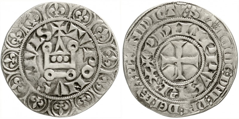 Frankreich
Philippe III., 1270-1285
Gros tournois o.J. Mit rundem O.
sehr sch...