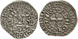 Frankreich
Karl IV., 1322-1328
Maille blanche o.J. sehr schön, Zainende