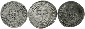 Frankreich
Karl VII., 1422-1461
3 X Blanc aux coronelles o.J. schön bis sehr schön