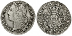 Frankreich
Ludwig XV., 1715-1774
1/2 Ecu 1765, Besancon. gutes sehr schön, sehr selten