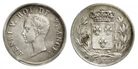 Frankreich
Heinrich V. Kronprätendent, 1832-1873
1/2 Franc 1833. vorzüglich, schöne Patina, leichte Randverprägung