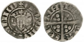 Frankreich-Serain, Grafschaft
Walerand II. von Luxemburg, 1304-1353, 1364-1366
Esterlin nach englischem Vorbild. +G DOMINUS DE LINI. Königsbüste v.v...