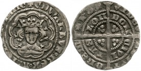 Großbritannien
Edward III., 1327-1377
Halfgroat o.J.(1351/1352) London.
sehr schön, Kratzer