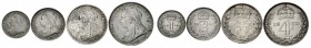 Großbritannien
Victoria, 1837-1901
Maundyset: 1, 2, 3 und 4 Pence 1893. Polierte Platte, schöne Patina, min. berührt