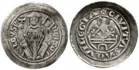 Italien-Aquilea, Patriarchat
Bertoldo 1218-1251
Denaro o.J. Thronender Bischof v.v./Adler über Burg.
sehr schön, selten