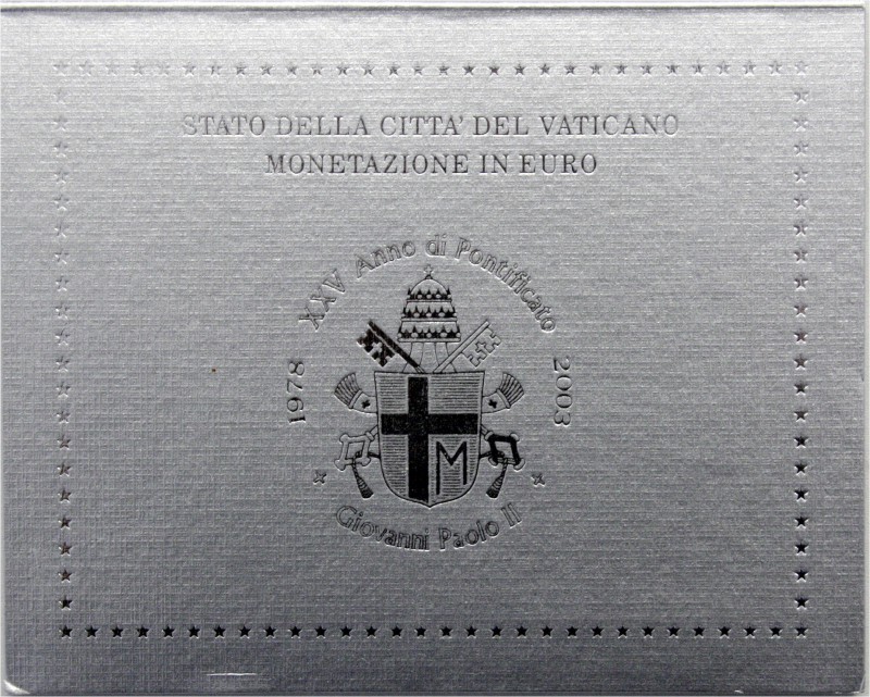 Italien-Kirchenstaat
Johannes Paul II., 1978-2005
Offizieller Kursmünzensatz 2...