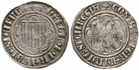 Italien-Sizilien
Peter III. mit Konstanze, 1282-1285
Pierreale o.J. sehr schön/vorzüglich, schöne Patina