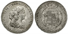 Italien-Toskana
Karl Ludwig, 1803-1807
1/2 Dena zu 5 Lire 1804, Florenz. Doppelportrait.
fast vorzüglich, kl. Randfehler, selten