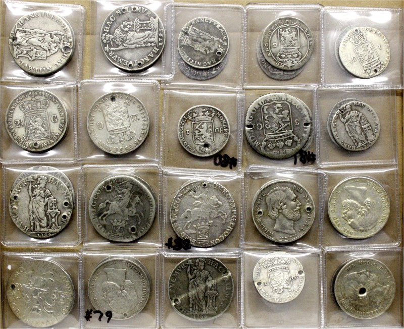 Niederlande
Lots
40 Silbermünzen, Provinzen und Königreich. Gulden bis 3 Gulde...