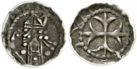 Niederlande-Utrecht, Bistum
Heinrich von Vianen, 1250-67
Denar o.J. Brb. m. Mitra u. Stab. / Blütenkreuz im Perlkreis, Umschrift. 0,64 g.
sehr schö...