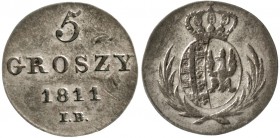 Polen
Friedrich August v. Sachsen, 1807-1814
5 Groszy 1811 IB. vorzüglich