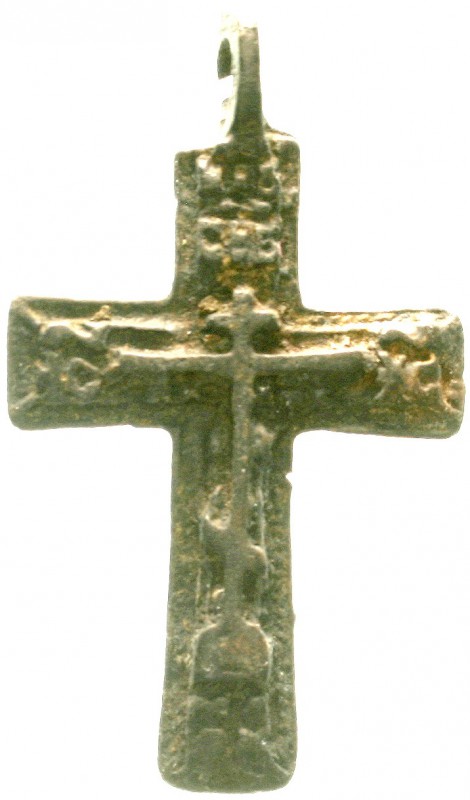 Russland
Peter I. der Große, 1689-1725
Russisch-orthodoxes Bronze-Pilgerkreuz ...
