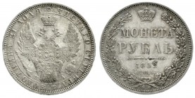 Russland
Nikolaus I., 1825-1855
Rubel 1852, St. Petersburg. vorzüglich/Stempelglanz, schöne Patina