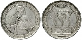 San Marino
20 Lire 1938. vorzüglich, selten
