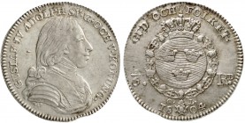 Schweden
Gustav IV. Adolf, 1792-1809
1/6 Riksdaler 1804, Stockholm, Mzm. Olof Lidijn. vorzüglich/Stempelglanz, etwas justiert