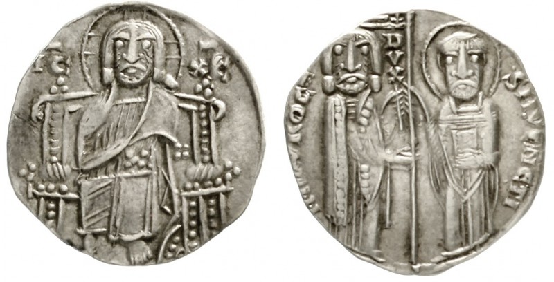 Serbien
Stefan Uros I., 1241-1272
Grosso nach venezianischem Vorbild. sehr sch...