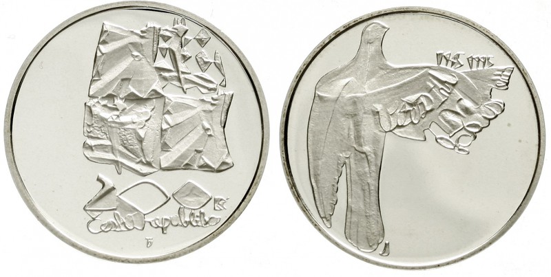 Tschechische Republik
200 Kronen Silber 1995. 50. Jahrestag des Sieges über den...
