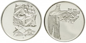Tschechische Republik
200 Kronen Silber 1995. 50. Jahrestag des Sieges über den Faschismus. Auflage max. 2000 Ex.
Polierte Platte
