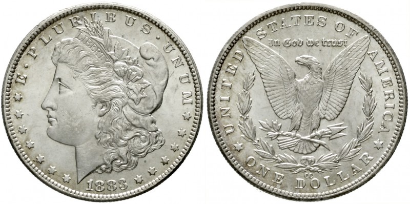 Vereinigte Staaten von Amerika
Unabhängigkeit, seit 1776
Morgandollar 1883 CC,...