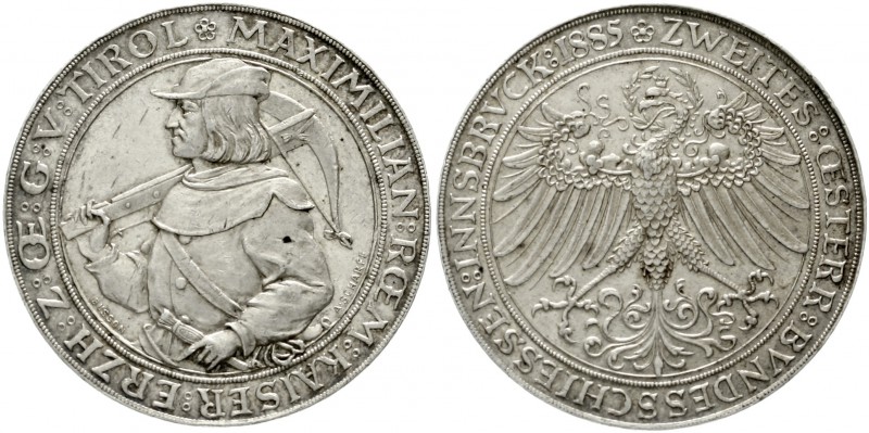 Haus Habsburg
Franz Joseph I., 1848-1916
Silbermedaille 1885 im Wert von 2 Gul...