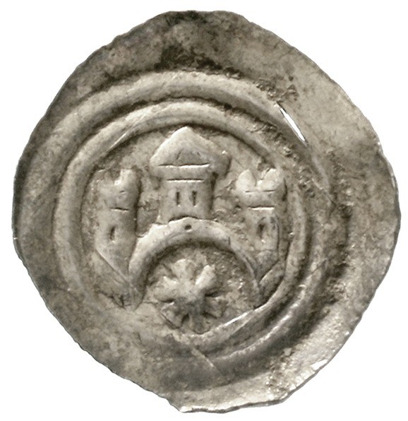 Kärnten, Herzogtum
Ulrich III., 1256-1269
Brakteat o.J., Völkermarkt. Dreitürm...