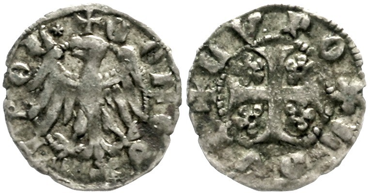 Tirol
Leopold III. 1373-1386
Vierer o.J., Meran. sehr schön, selten