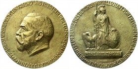 Aachen
Medaillen
Bronzegussmedaille 1925 v. Bagdons (Rand: Noack/Berlin) auf Friedrich Springorum, Freund u. Förderer der TH Aachen. Kopf n.l. / Pal...